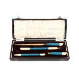 Art Deco Bakelite Cased Desk Set,