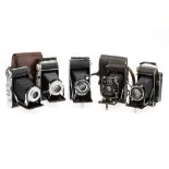 Five Folding Cameras,