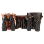 Three Pairs of Binoculars By Ross,