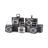 Five Ensign Midget Folding Strut Cameras,