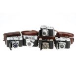 A Selection of Five Kodak 35mm Cameras,