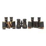 Collection of 6 French Field Glasses & Binoculars,