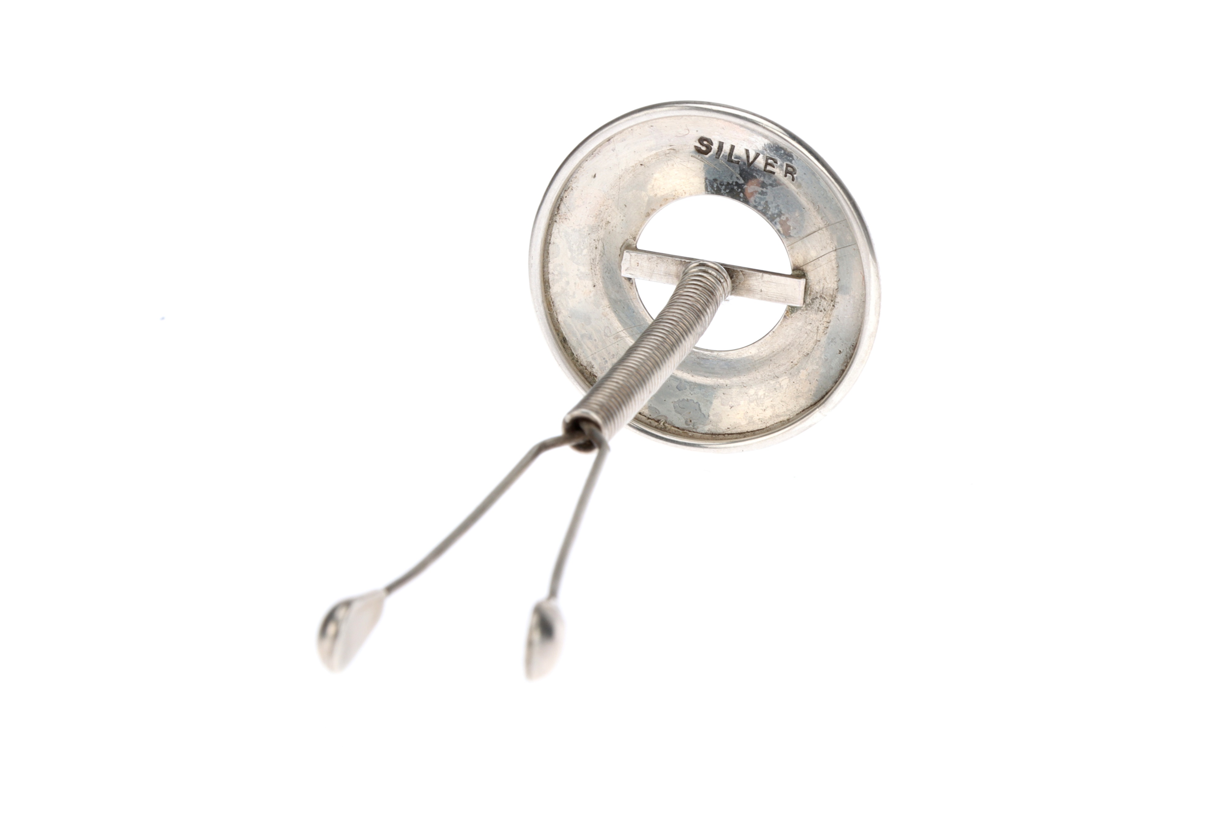 An Antique Silver Contraceptive Coil, - Image 2 of 3