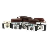 A Selection of Ilford Cameras,