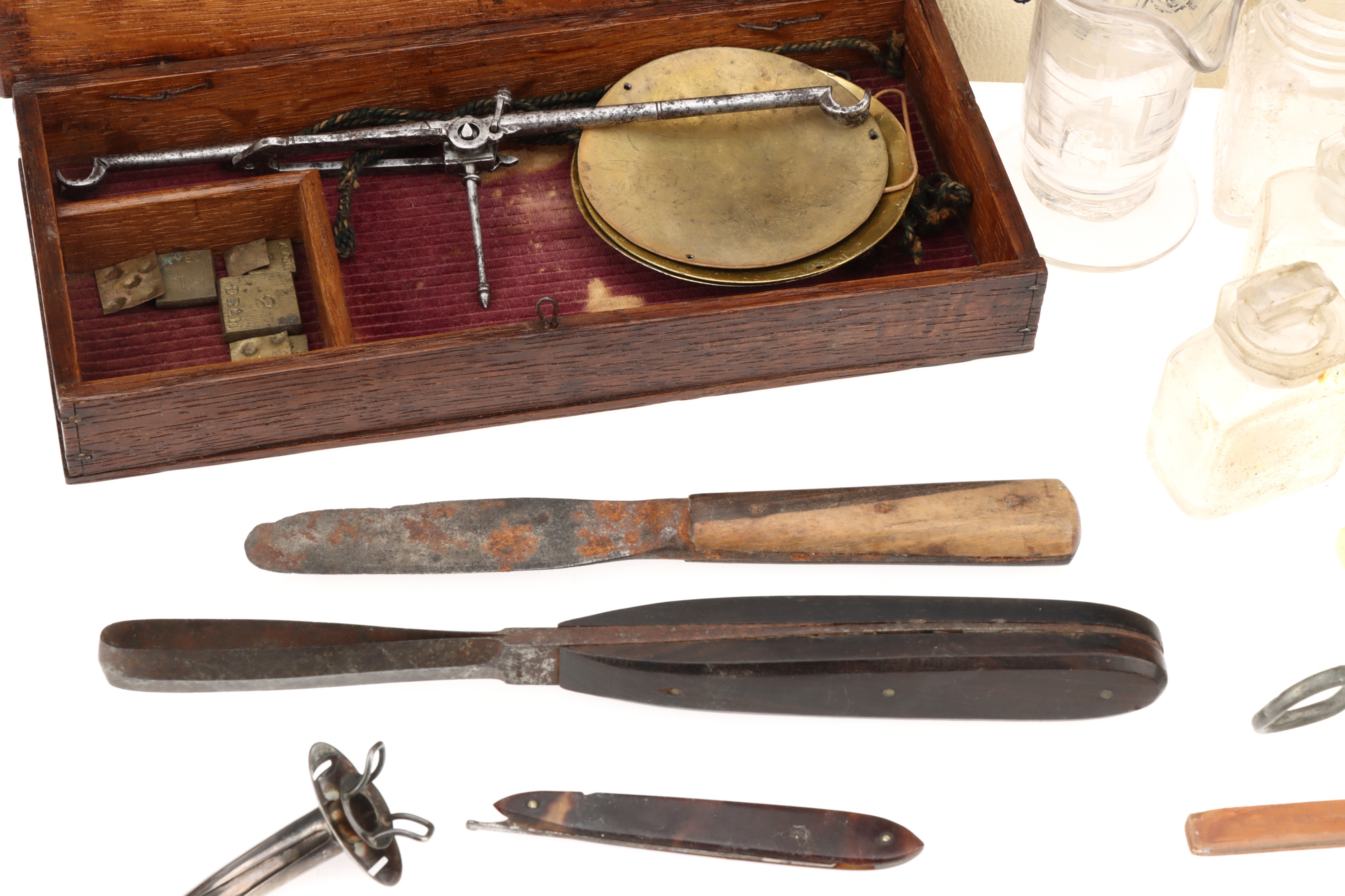 A Collection of Victorian Apothecary Items, - Image 2 of 5