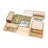 A Large Collection of mid 20th century Microscope Slides