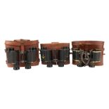 A Collection of 5 Sets of English Binoculars,