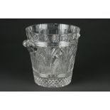A Lead Crystal Champagne Bucket,