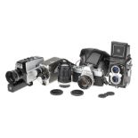Collection of Various Cameras,