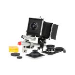 A Sinar P 5x4" Monorail Large Format Camera,