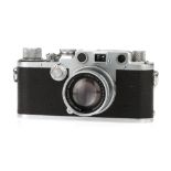 A Leica IIIf Rangefinder Camera,