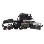 Five 35mm Compact Cameras,