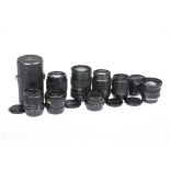 A Selection of Pentax Mount Camera Lenses,