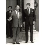 Original Photographs of Presidents Eisenhower and Reagan;