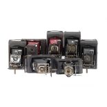 Seven Folding Cameras,