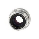 A Carl Zeiss Planar f/2.8 80mm Lens,