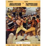 Boxing Programme and Ticket, Johansson vs. Patterson 1959