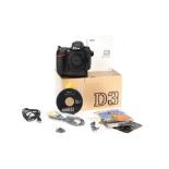 A Nikon D3 Digital SLR Camera,
