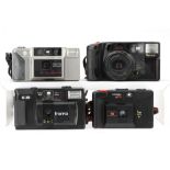 A Selection of Four 35mm Compact Cameras,