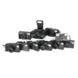 A Mixed Selection of 35mm Compact Cameras,