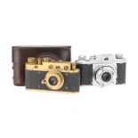 A Copy of a Leica Camera with a Lacon Camera,