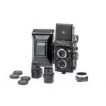 A Yashica Mat-124 G Medium Format TLR Camera,