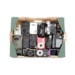 Seventeen Mixed Digital Compact Cameras,