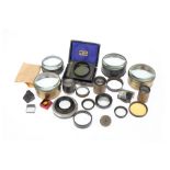 A Mixed Selection of Lens Parts & Optics,