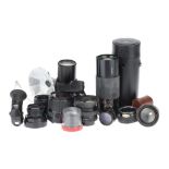 A Mixed Selection of Photographic Lenses & Accessories,