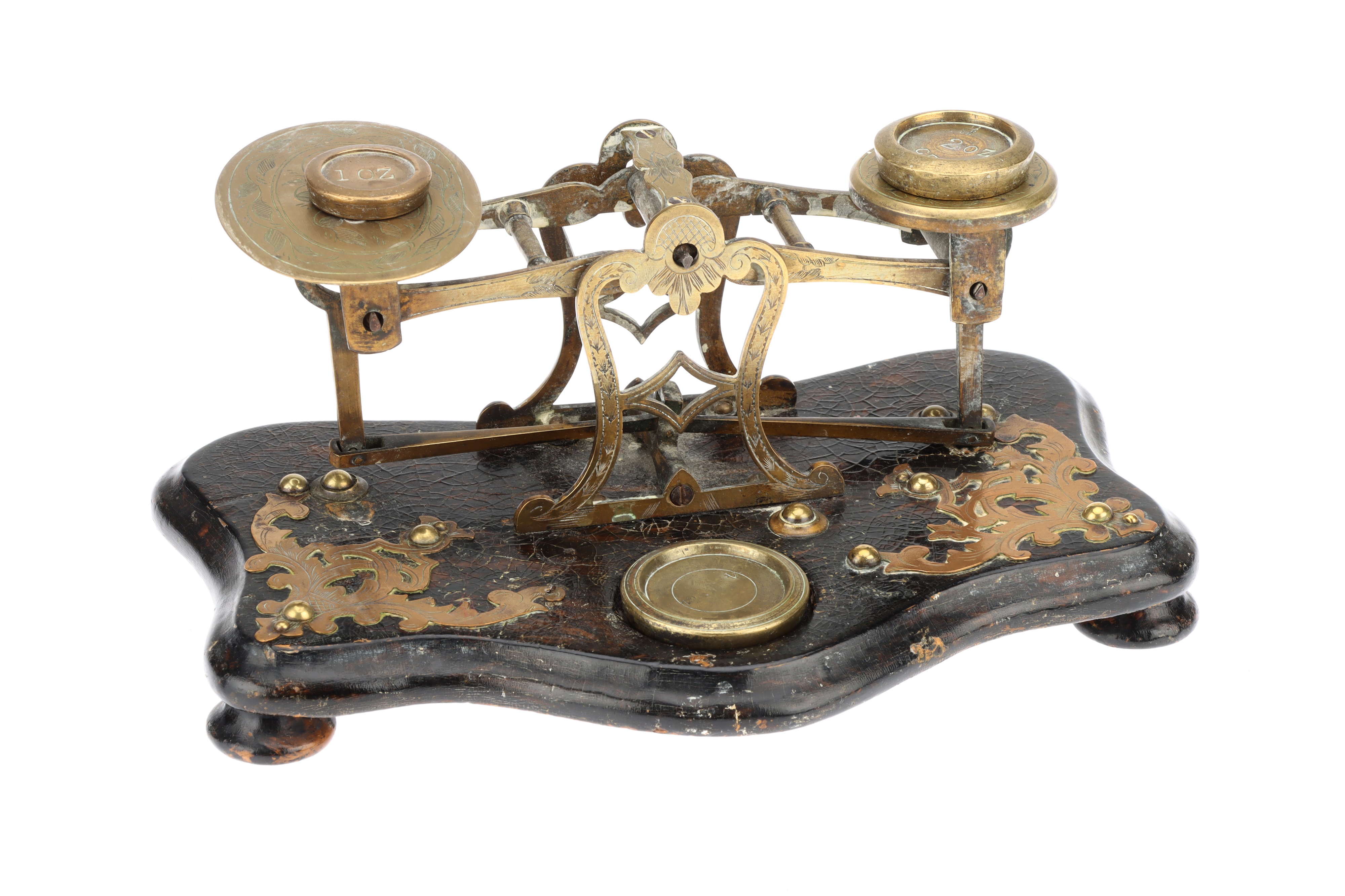 A Decorative Victorian Letter Scale,