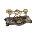 A Decorative Victorian Letter Scale,