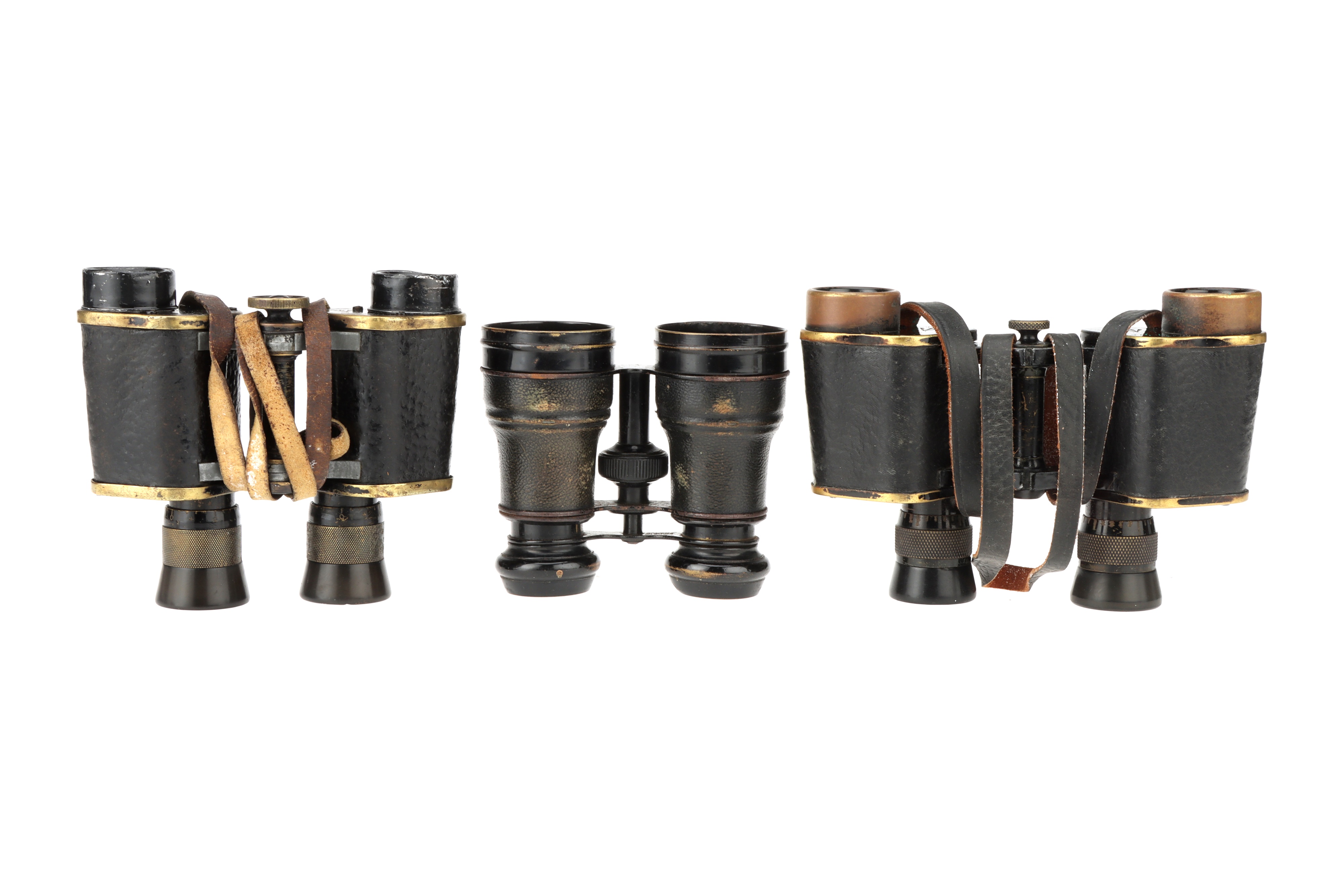 A Collection of Six French Field Glasses & Binoculars, - Bild 4 aus 4