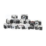 A Large Selection of Mixed Cameras,