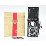 A Rollei Rolleiflex 3.5F Medium Format TLR Camera,