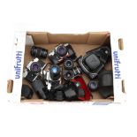 A Selection of Various Praktica Cameras,