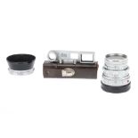 A Leitz Summicron f/2 50mm Dual-Range Lens,