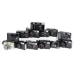 A Selection of 35mm Compact Cameras,