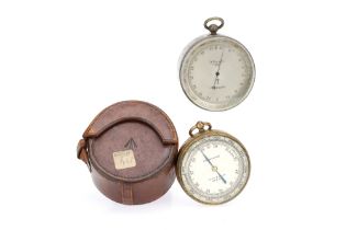 Two Aneroid Barometer/Altimeters,