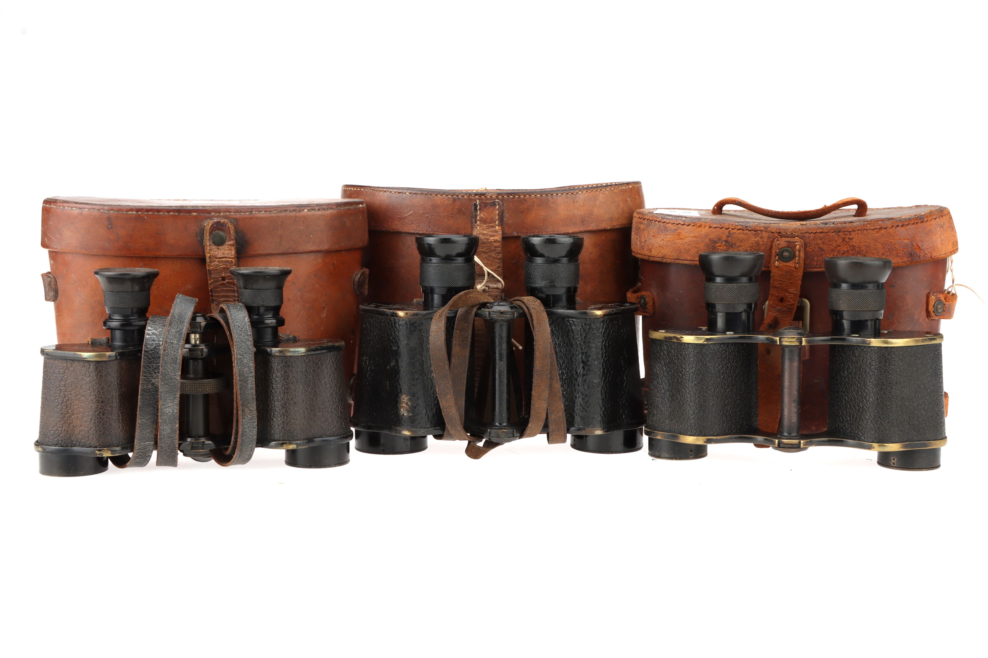 Collection of Three Sets of Binoculars By Ross,