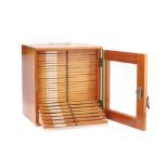 A Good Mahogany Microscope Slide Cabinet,