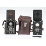 Two TLR Medium Format Cameras,