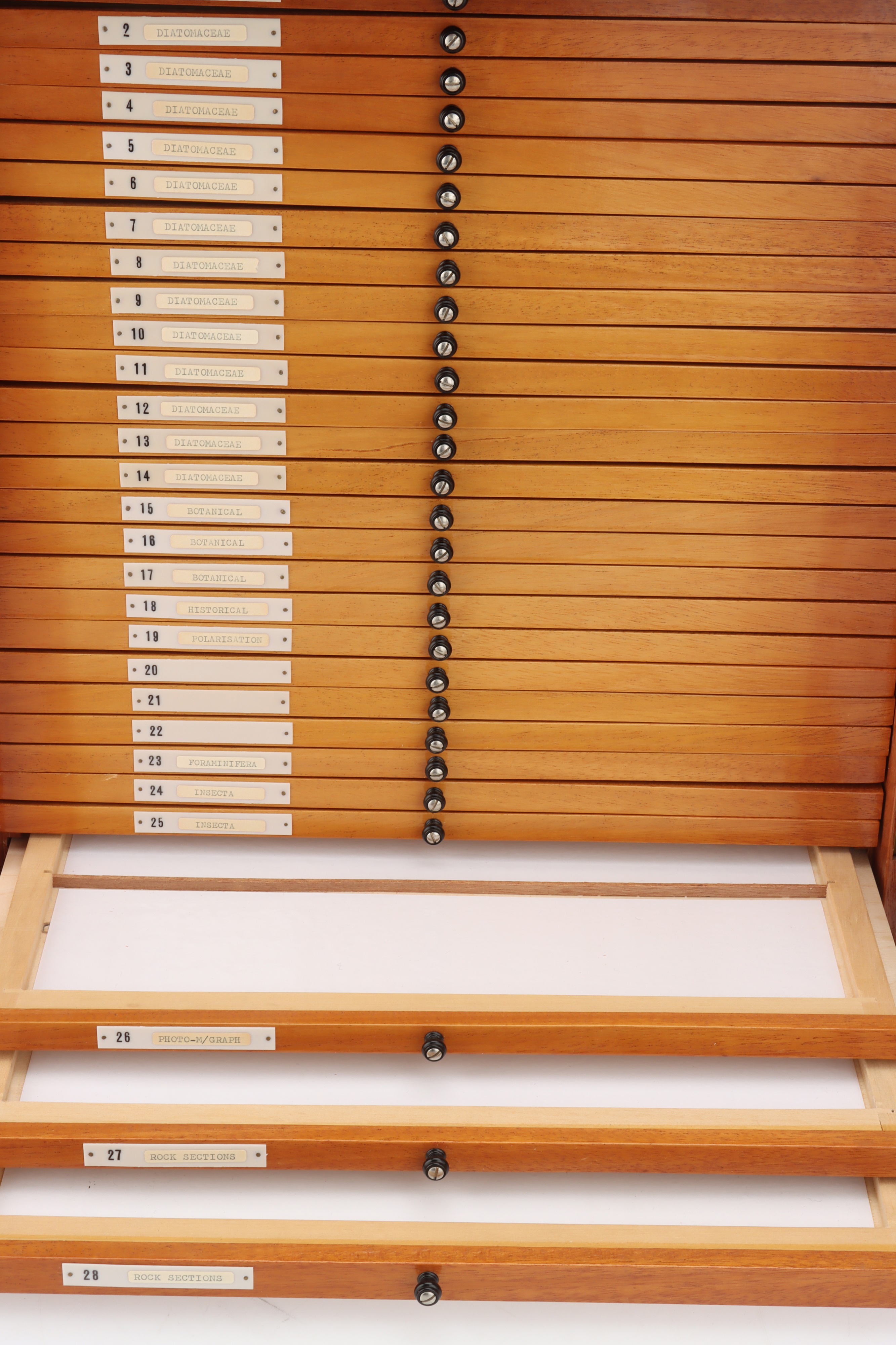 A Good Mahogany Microscope Slide Cabinet, - Bild 3 aus 5