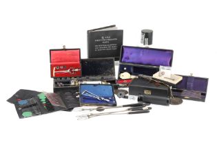 Collection of Opticians Instruments,