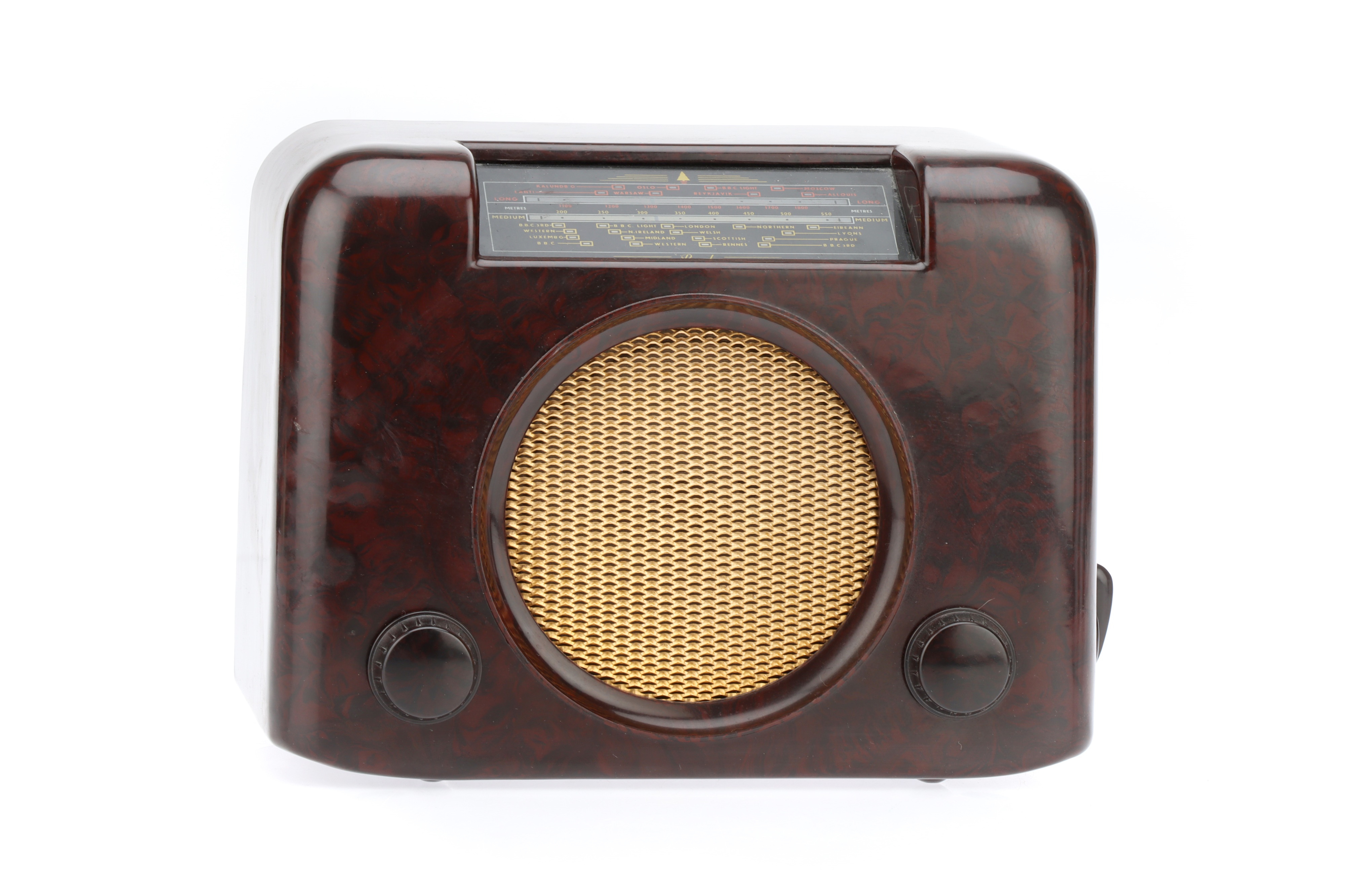 Vintage 1950â€™s Bush Bakelite DAC90a Valve Radio