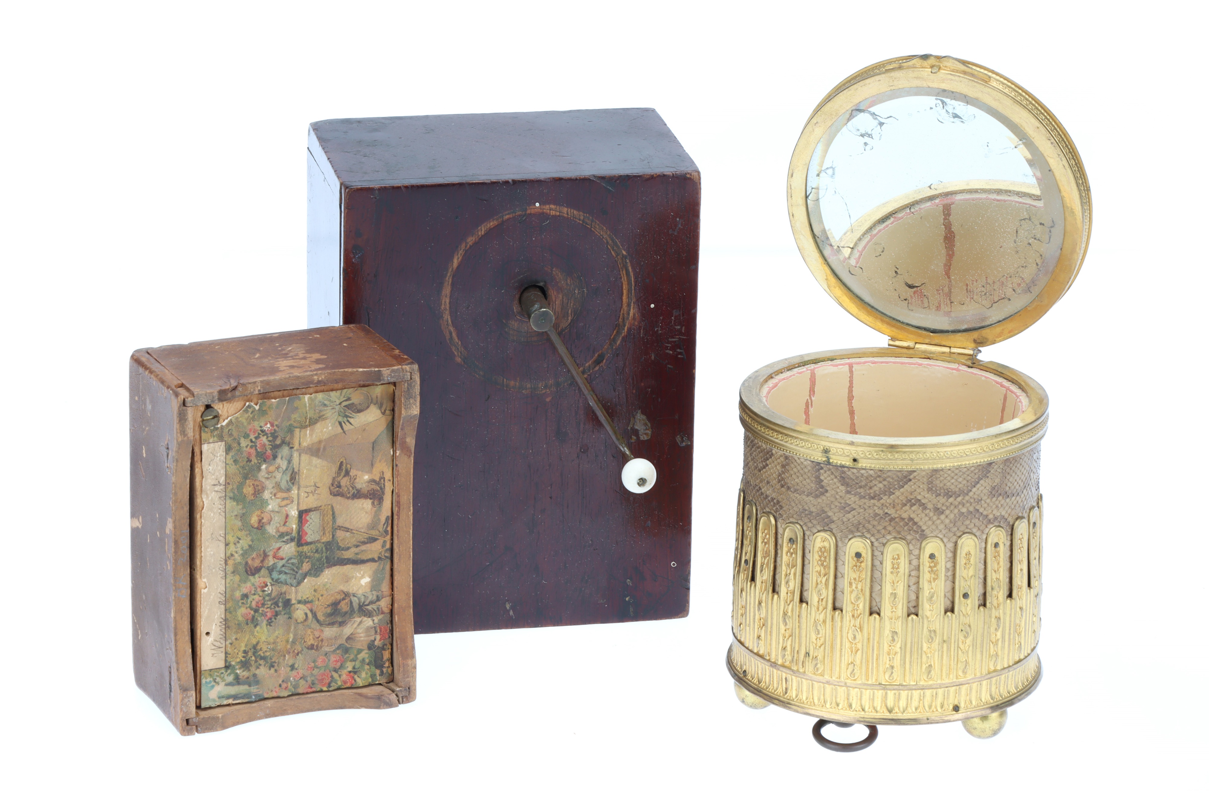 A Collection of 3 French Musical Boxes,