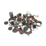 A Selection of Various Camera Brass Lens Parts,