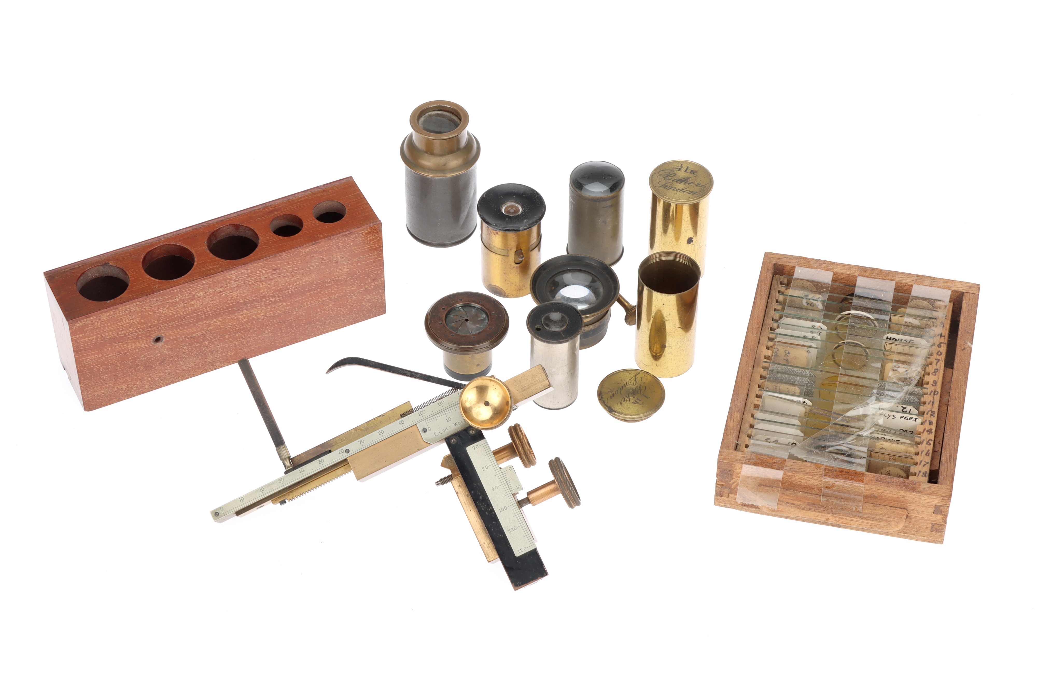 Collection of Microscope Accessories,