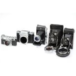 A Selection of Cameras & Shutter Units,