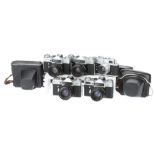 A Selection of 35mm SLR Cameras,