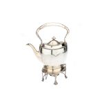 A Silver Plated Spirit Kettle by James Dixon & Sons,